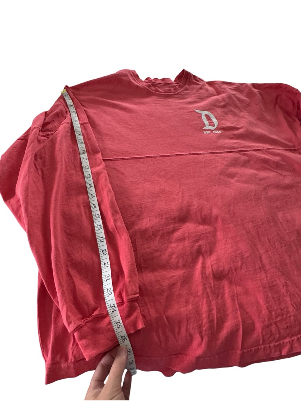 Disneyland Resort Spirit Jersey Coral Red XXL Disney D Logo - Picture 11 of 11
